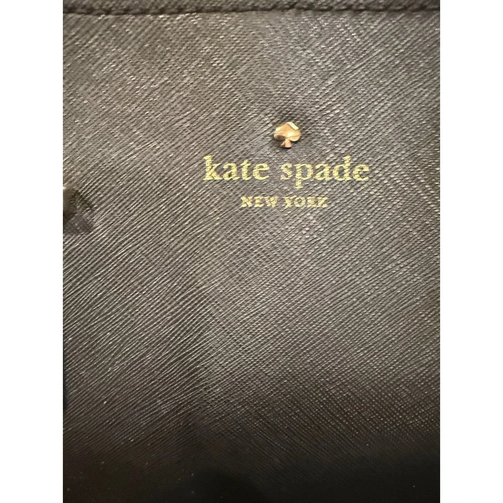Kate Spade Black Saffiano Leather Cedar Street Maise Satchel Crossbody Bag